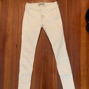 Abercrombie & Fitch White Jeans